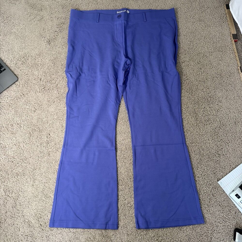 Betabrand Vibrant Blue Flare Pants